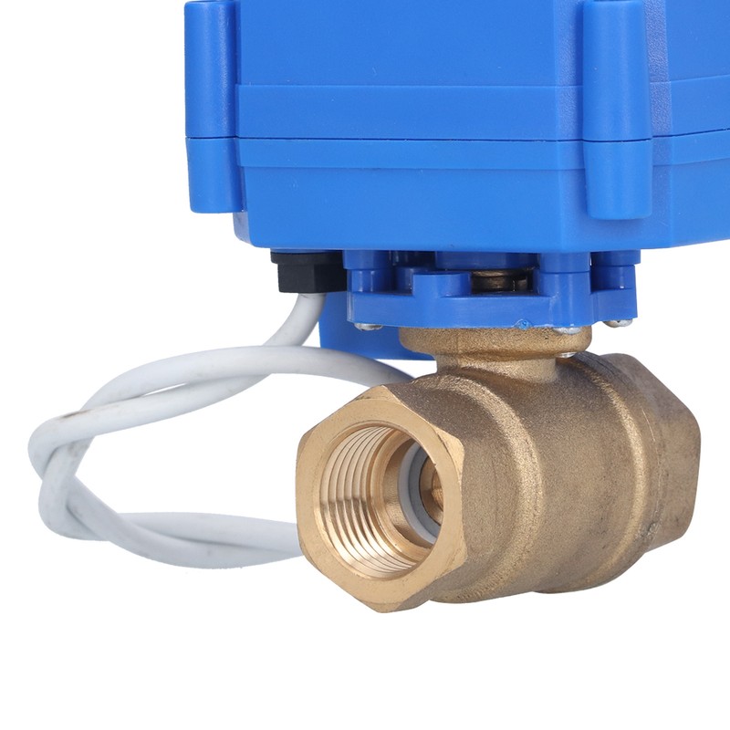 Electric Ball Valve BSP Brass Motorized Mini DN15 1/2in DC12V