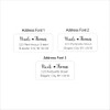 Atelier Elegance Custom Address Labels, Any Name, Any Address, Heart