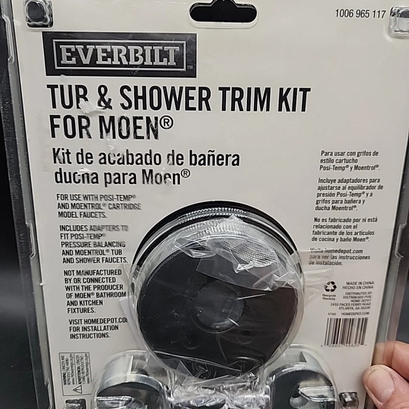 Everbilt MOEN SINGLE LEVER TUB & SHOWER TRIM KIT by