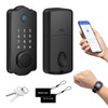 Fingerprint Smart Door Lock, 6-in-1 Keyless Entry Door Lock Deadbolt,