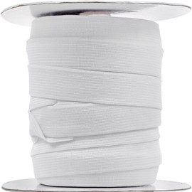 Stretchrite Knit Polyester Elastic Spool, 3/4-Inch by 30-Yards, White