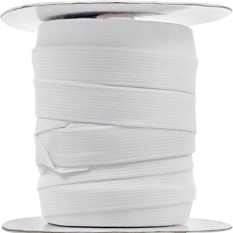 Stretchrite Knit Polyester Elastic Spool, 3/4-Inch by 30-Yards, White