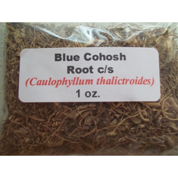 Blue Cohosh 1 oz. Blue Cohosh Root c/s (Caulopylum thalictroides)