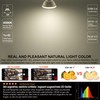 EACLL GU10 LED Bulbs Neutral White 4000K 6.5W Replaces 95W
