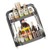 Wall Corner Storage Shelf 2 Tier Space Saving Versatile Durable