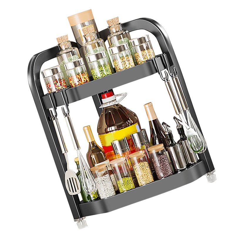 Wall Corner Storage Shelf 2 Tier Space Saving Versatile Durable