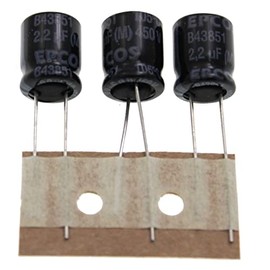 20x Electrolytic Capacitor rad. 2,2µF 450V 105°C ; B43851A5225M8 ; 2,2uF