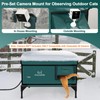 Indestructible Heated Cat House for Outside Cats Winter, 100% Weatherproof,