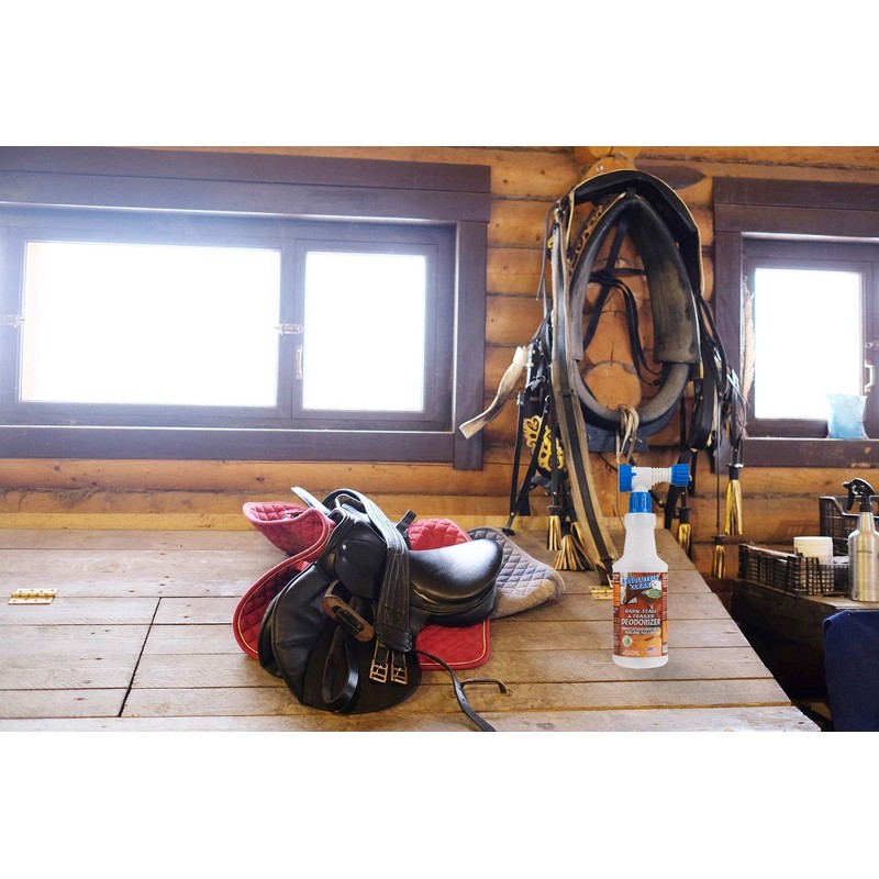 Absolutely Clean Barn, Stall, or Horse Trailer Deodorizer, Natural-Based Cleaning