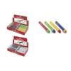 FABER-CASTELL Plastic Eraser TRI, Assorted Colours