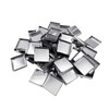 Allwon 56 Pack Empty Square Metal Pans for Eyeshadow Palette