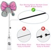 3PCS Cute & Funny Nurse Badge Reel Set, Pink Retractable