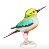 Tooarts Too-arts Tiny Bird Glass Sculpture Ornament Bird Figurine Hand
