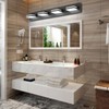 SineRise LED Modern Bathroom Vanity Light Fixtures (4-Light, 30-Inch), Matte