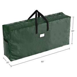 Storage Bag - Large Capacity Storage Bags with Durable Handles for Outdoor Cushion Storage or Clothes Storage - Moving Supplies by Pure Garden (Green)