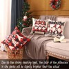JOJOGOGO Christmas Decorations Gnome Christmas Pillow Covers 18x18 Set of