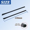 TORWOL Eyeglass Replacement Temples,Anti-Slip Long Silicone Glasses End Tips Ear