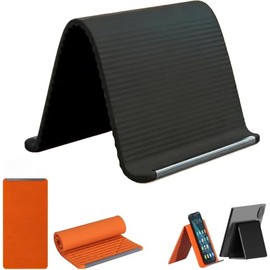 Soporte de teléfono de aluminio de silicona flexible, soporte de teléfono de silicona plegable portátil para accesorios de viaje largos, soporte de es