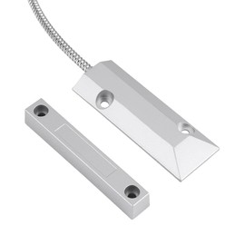 Nimomo Magnetic Detection Contacts for Wired Sensors with Magnetic Contact for Doors and Windows for Garage Security Alarm