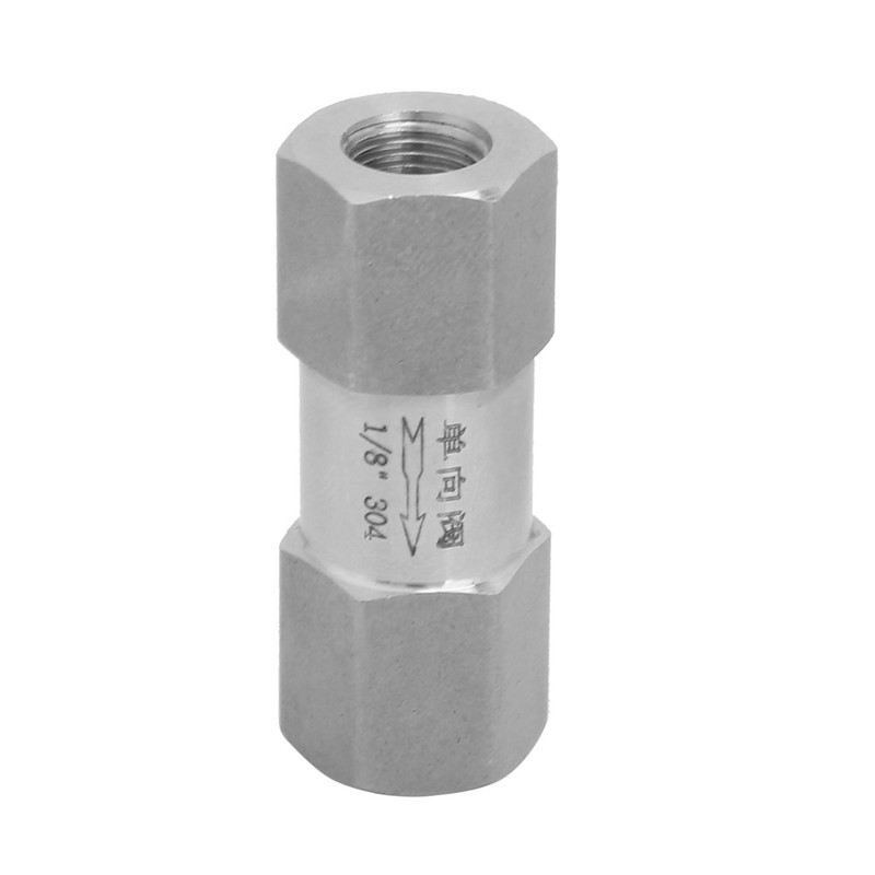304 Stainless Steel Hex Split Check Valve High Temperature&Pressure Endurance(1/8in