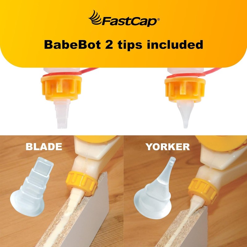 FastCap 98211 BabeBot 4-Ounce Wide Mouth Glue Bottle