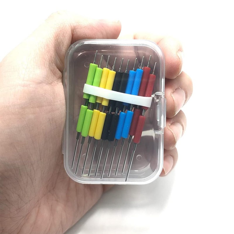 VOANZO 10Pcs Mini Test Hook Probe Spring Clip SDK08 Multimeter