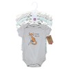 Touched by Nature Unisex Baby Organic Cotton Bodysuits, Dreamy Woodland,