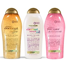 OGX Set Body Washes Coco Café  Aceite de Coco  Sal Rosa                                                                                               