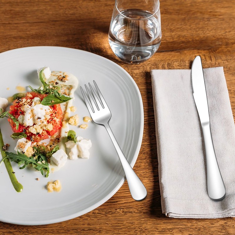 HaWare Forks, 6 Piece Stainless Steel Forks Dining Forks Set,