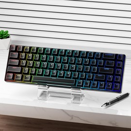 GMKWTL XVX Black Shine Through Keycaps, Doubleshot PBT Keycap Set Cherry Profile, 142 Keys Keyboard Keycaps, Universal Compatiability with 60% 65% 75% 80% 100% Mechanical Keyboard with MX Switches