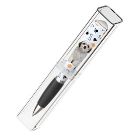 ANINKABOVE I Love My Dog Ballpoint Pen, 1 Pen, 3-Sided, Dog Birthday Cute Pens, Fun Pens Dog Lovers Gifts For Women & Dog Dad Cool Pens, Dog Mom Gifts - Cute School Supplies Dog Pens (Shih Tzu Gift)