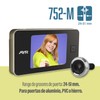 AYR 752-M Digitaler Türspion, Nickel matt und Chrom glänzend, für