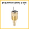 REPAIROCK Universal Automotive Radiator Engine Cooling Fan Temperature Thermo Sensor