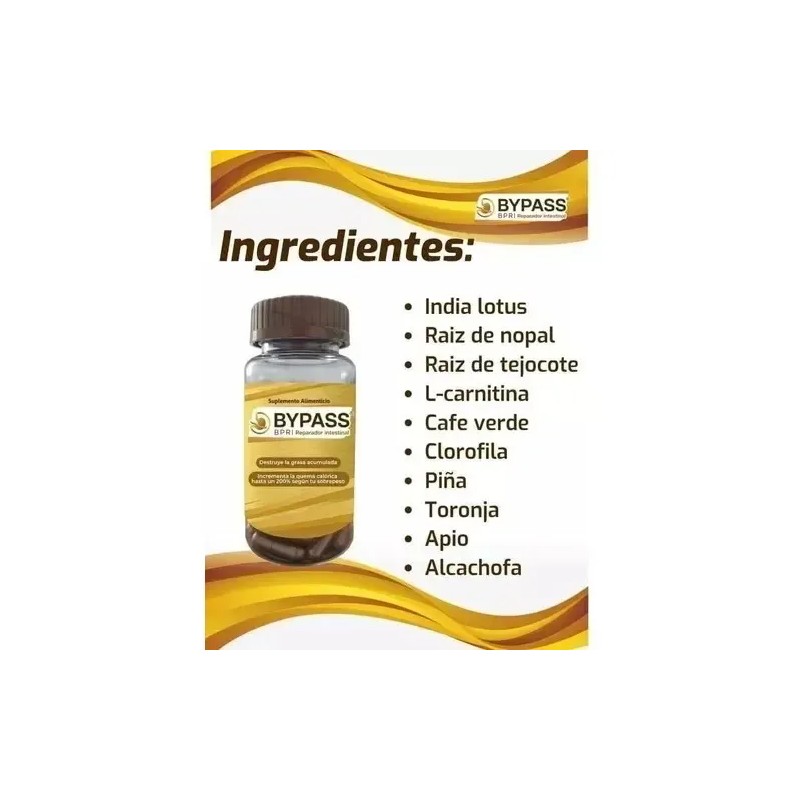 Bypass Bpri 30 Caps Reparador Intestinal