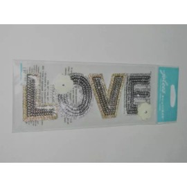 Jolee's Boutique 6.5" Sequin LOVE 1 PC Dimensional Sticker 50-60448