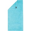 Cawö Hand towel, plain turquoise size 50x100 cm