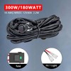 Mulcort LED Light Bar Wiring Harness Kit, 300W 2 Leads