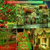 oopswow Red and Green String Lights, 33ft 100 LED Christmas