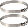 4 inch Hose Clip Clamps Adjustable Large Size Stainless Steel