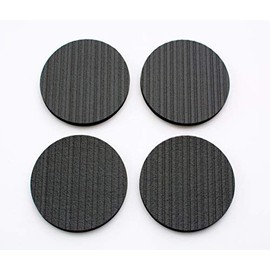 Lil Grippers Round Furniture Pads - Keep Furniture Where it Belongs! (5 Inch) 4 Pack
