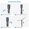 Satellite Pole Mount Adapter Aluminum Alloy Satellite Antenna Pipe Adapter