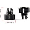 Wheel Rim Lip Rivets Nuts Rivets (Black)