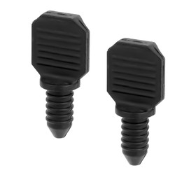 2pcs Washing Machine Drain Hose Cap, Plastic Drain Hose Plug Compatible with LG Washing Machines Replaces 5006ER3009A 5006EN3015A AGF76163711 (Black)