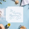 Stencil in Loving Memory 783-H507 Stencil (4 inch)