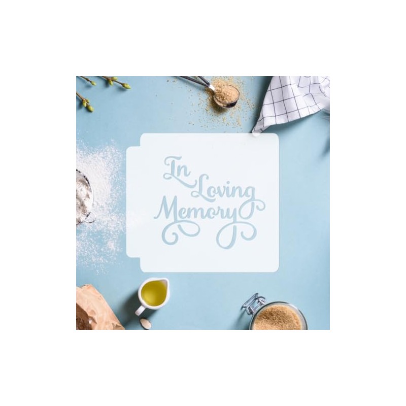 Stencil in Loving Memory 783-H507 Stencil (4 inch)