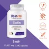 Bestvite Biotin 10,000mcg (240 Vegetarian Capsules) No Stearates or Flow