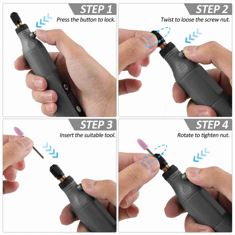 Cordless Small Electric Drill 5 Speed Adjustable Mini Rechargeable Rotary