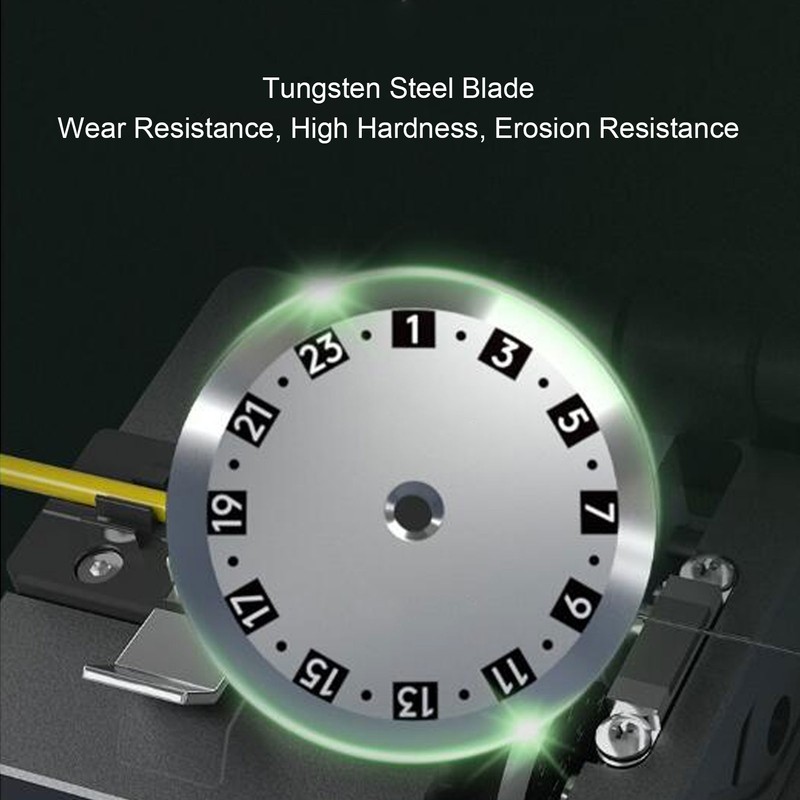 High Accuracy Fiber Cleaver Tungsten Steel Blade Automatic Return Optical