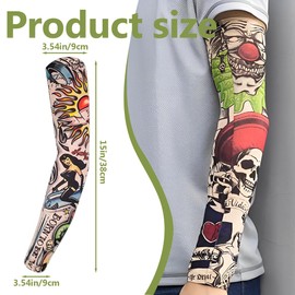 AYVRUOP 3 Gaming Arm Sleeves, Flower Arm Tattoo Sleeves, Gaming Sleeves, Anti-Rutsch und Anti-Schweiß, Temperaturanpassung