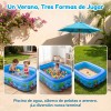 115x82x33cm Cartoon Alberca Piscinas Inflable Rectangular